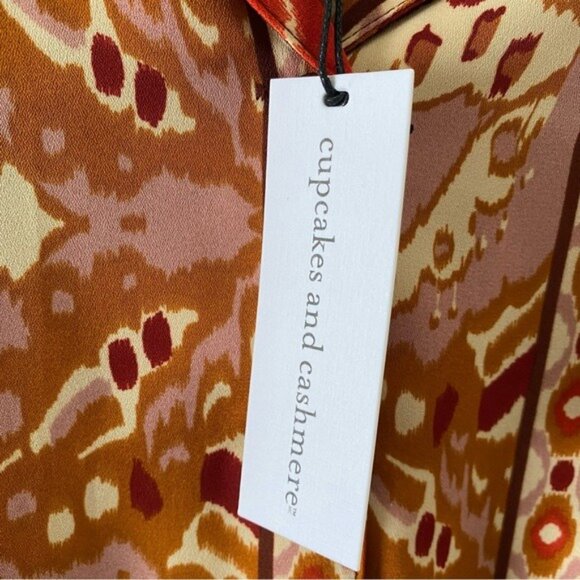 NWT Cupcakes &‎ Cashmere Women's Button-Down Blouse Size L - Picture 6 of 8